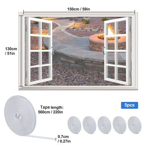 5pcs self adhesive window - 5pcs, self-adhesive