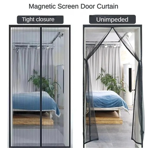 Magnetic screen door mesh - magnetic,